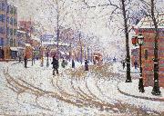 Paul Signac snow boulevard de clichy pa ris china oil painting reproduction